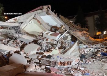 Video Detik-detik Mencekam Gempa M6,1 Mengguncang Turki dan Robohnya Bangunan