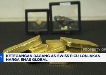 Ketegangan Dagang AS dan Swiss Memicu Kenaikan Harga Emas Global