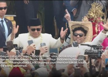 Makna dan Asal Lagu Tabola Bale yang Bikin Prabowo Goyang