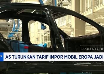 AS Turunkan Tarif Impor Mobil dari Eropa Menjadi 15 Persen