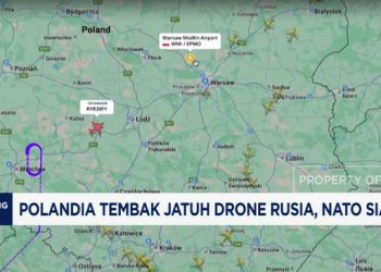 Polandia Jatuhkan Drone Rusia, NATO Siaga