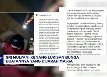 Curhatan Sri Mulyani Tentang Lukisan yang Dijarah Massa