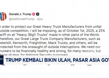 Trump Kembali Kontroversi, Pasar Asia Mengalami Guncangan