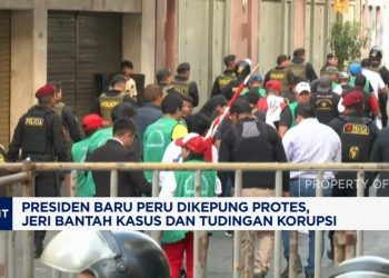Presiden Baru Peru Dikepung Protes Tudingan Korupsi terhadap Jose Jeri