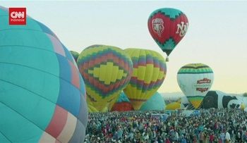 Festival Balon Udara Terbesar di Dunia Hiasi Langit Meksiko