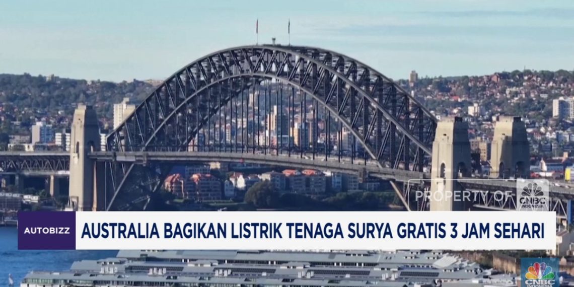 Australia Bagikan Listrik Tenaga Surya Gratis Tiga Jam Per Hari 2026