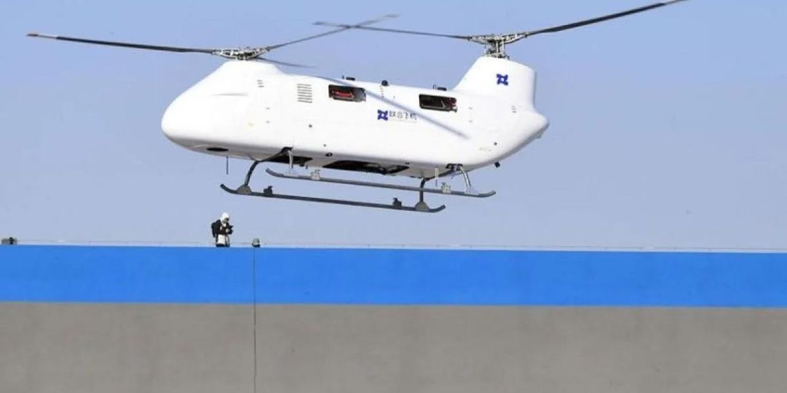 Helikopter Tanpa Awak Pertama di Dunia dari China Sukses Lakukan Uji Terbang