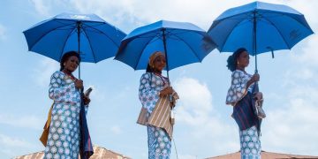 Pernikahan Massal Tradisional yang Meriah di Nigeria