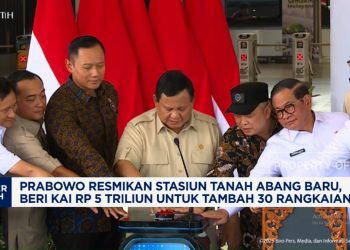 Prabowo Menyetujui Penambahan Gerbong KRL oleh KAI
