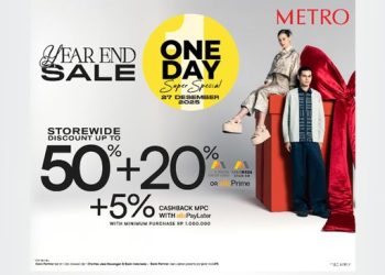 Sale Akhir Tahun Satu Hari Spesial Siap Hadir 27 Desember 2025